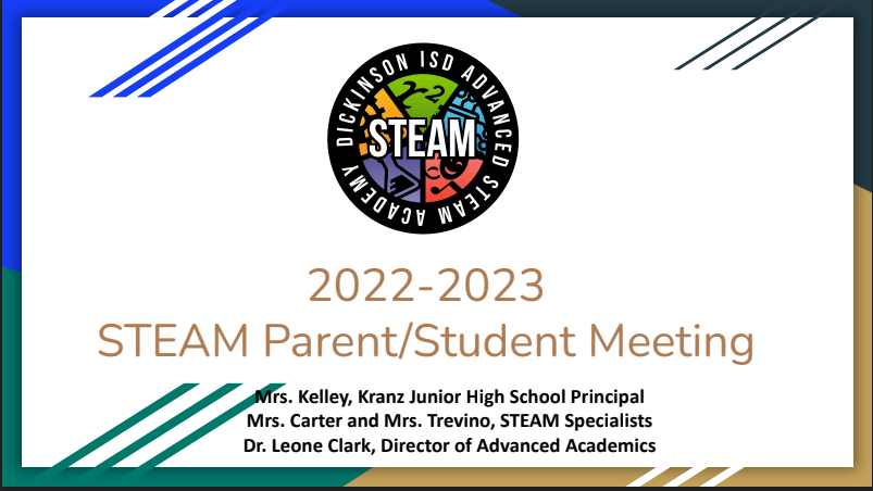 KJHS Fall 22-23 STEAM Presentation